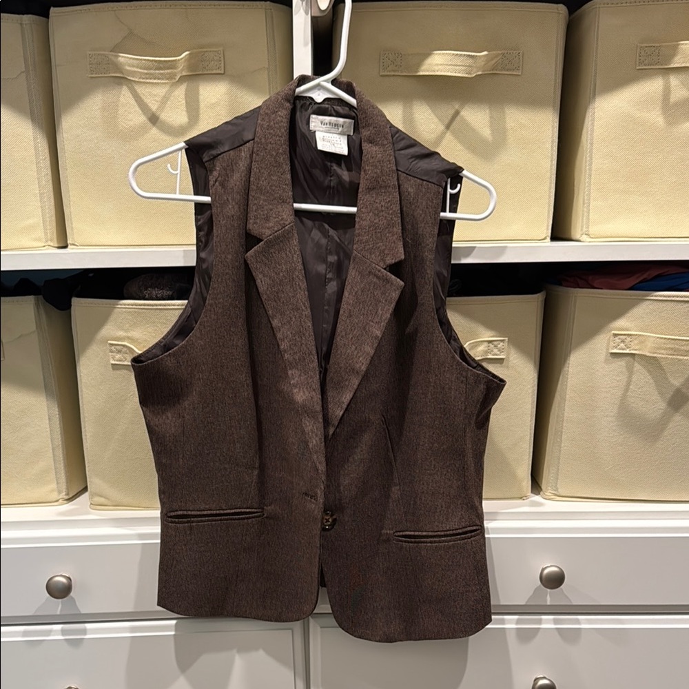 Van Heusen Brown Vest